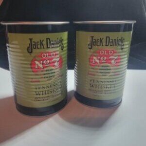 Jack Daniel’s Legacy Tin Cups • Set of 2 • Barware Collectibles